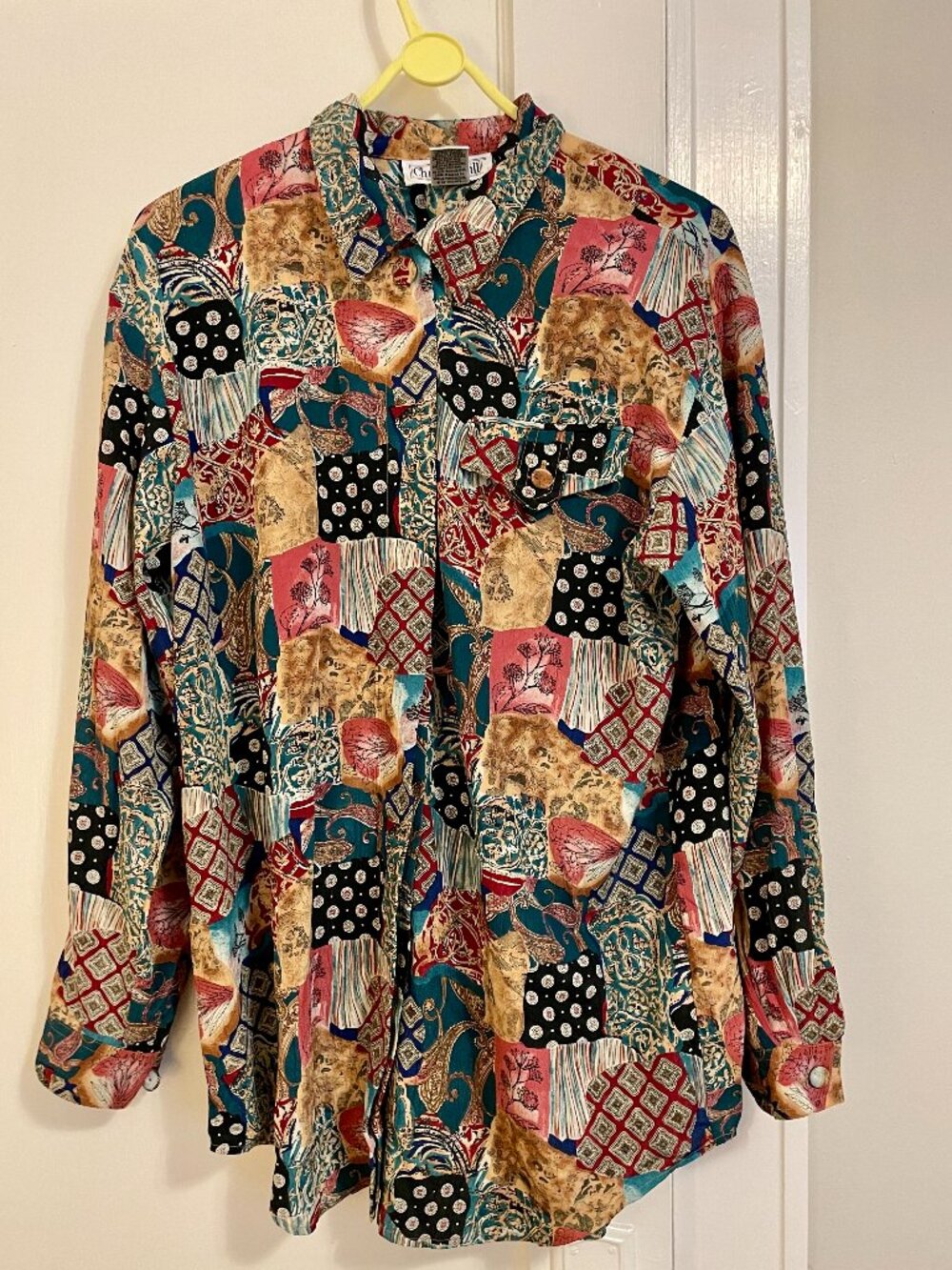 Christie & Jill Funky Button Down Shirt